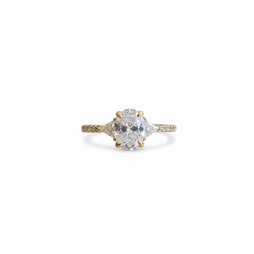 Celine Three Stone Ring