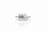 Toi et Moi Engagement Ring
