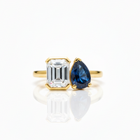 Toi et Moi Engagement Ring