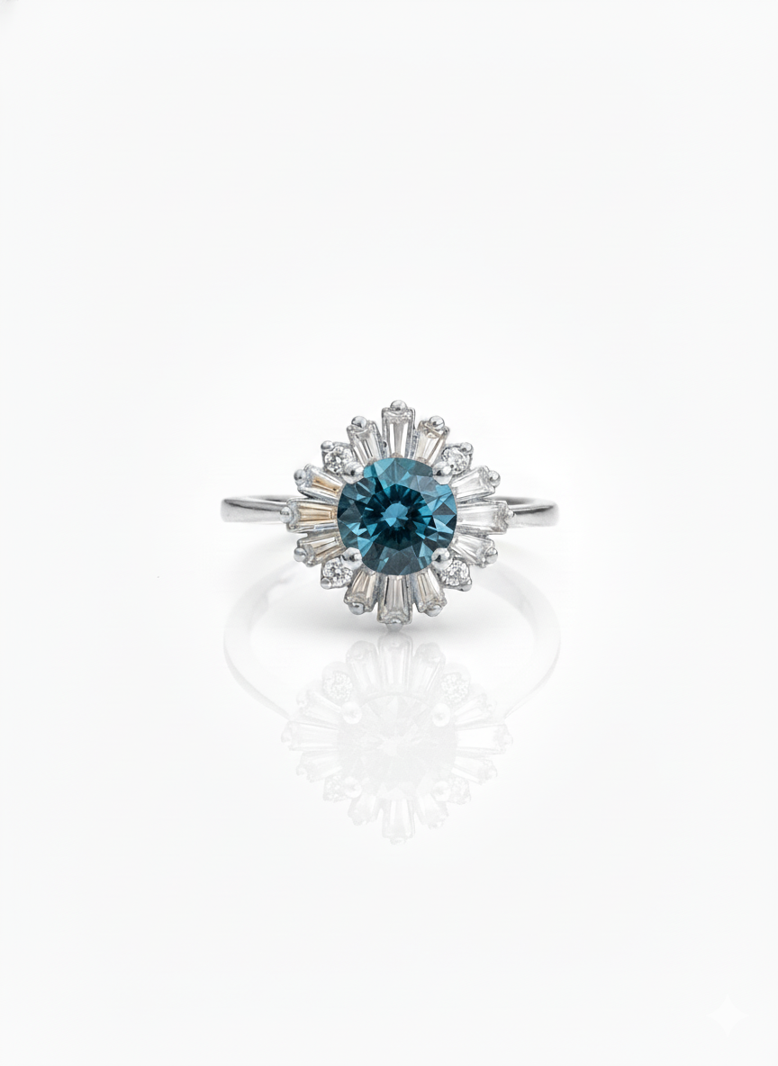 The Mini Radiance Art Deco Ring