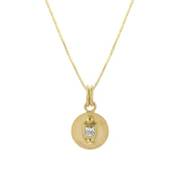 Coin Necklace #5 - Princess Cut