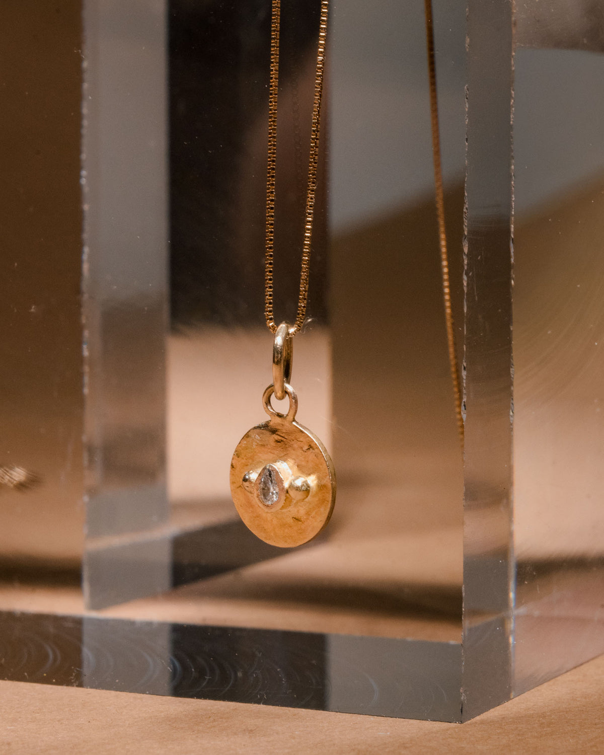 Coin Necklace #2 - Pear