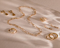 Dotted Chain Necklace - Thin