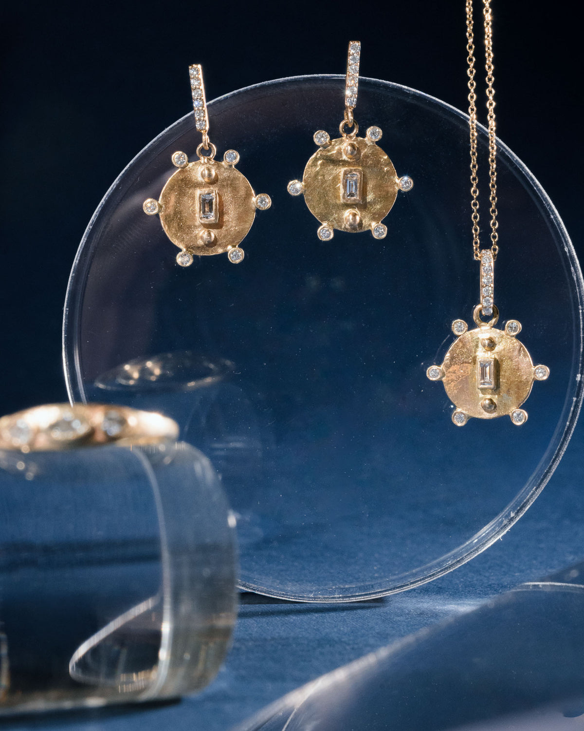Sol Diamond Earrings