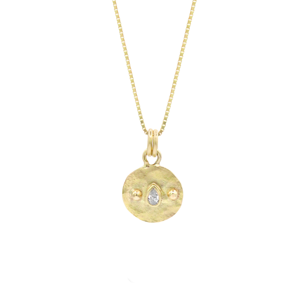Coin Necklace #2 - Pear