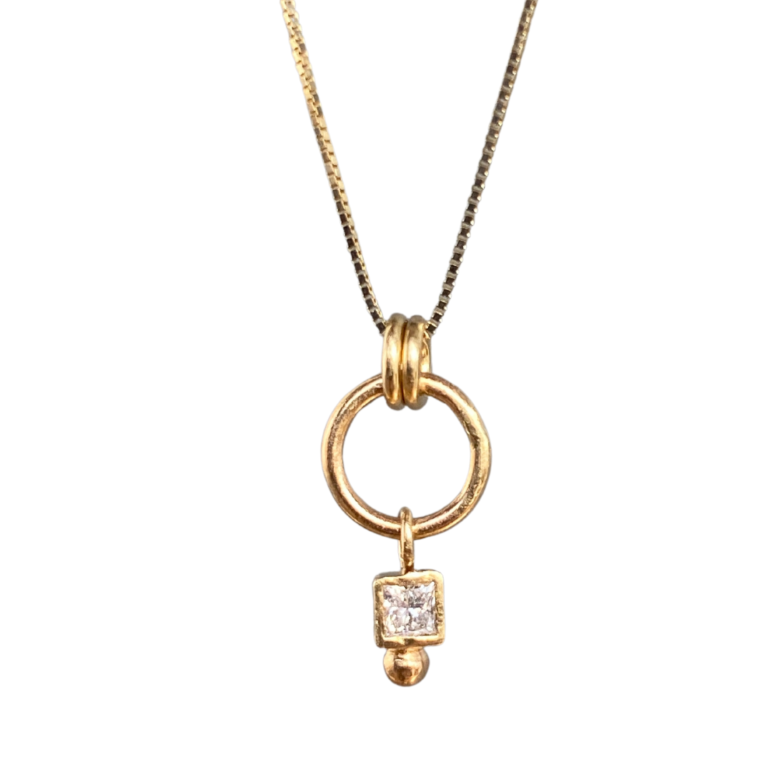 Shapes Necklace #1 - Princess Cut