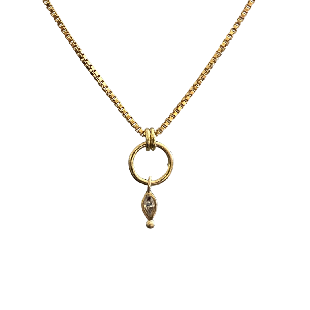 Shapes Necklace #4 - Marquise