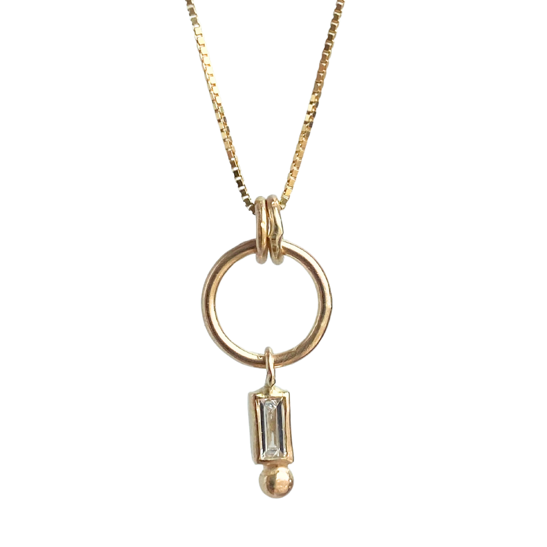 Shapes Necklace #6 - Baguette