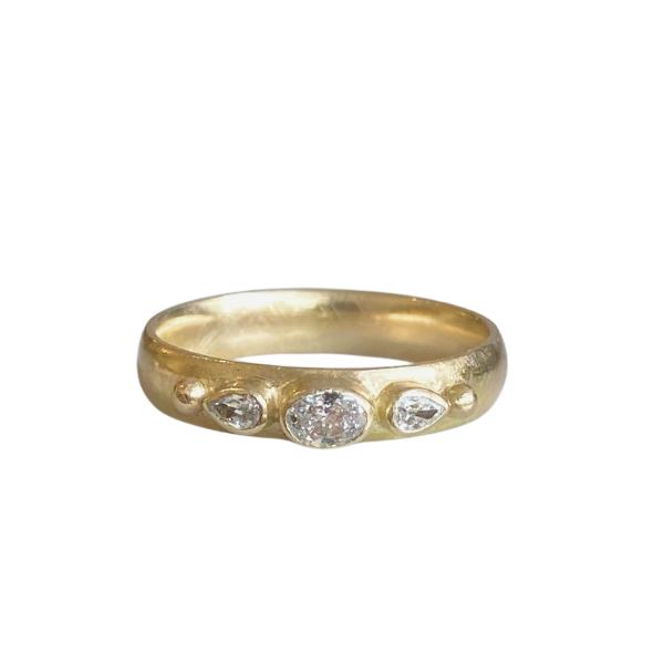Geo Diamond Wide Band #1