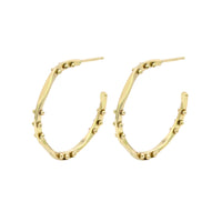 Flux Dot Hoop Earrings