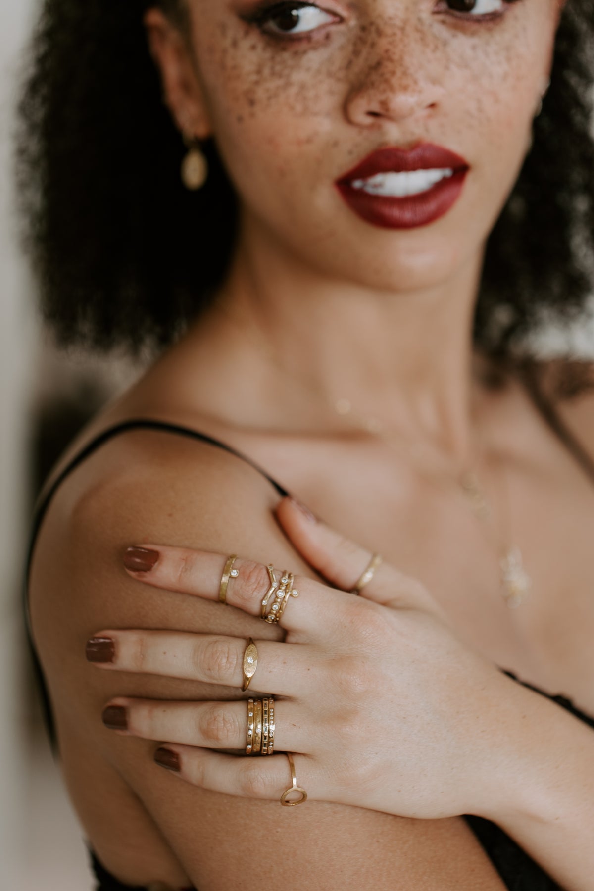 Oval Diamond Signet