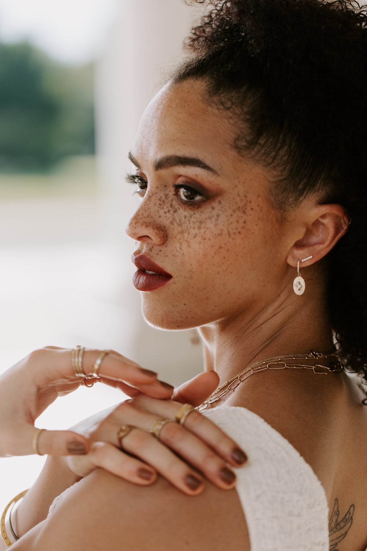 Halcyon Hoop Earrings