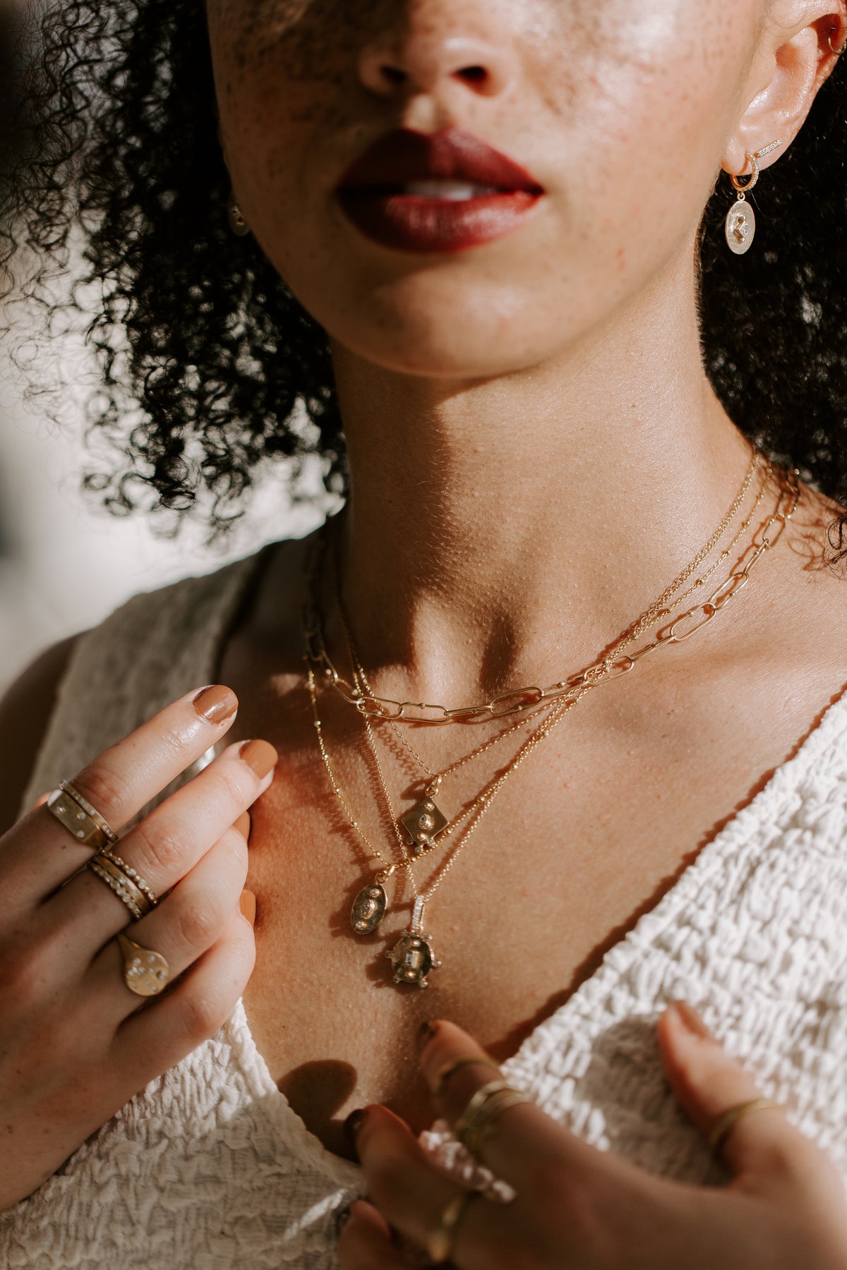 Sol Diamond Necklace