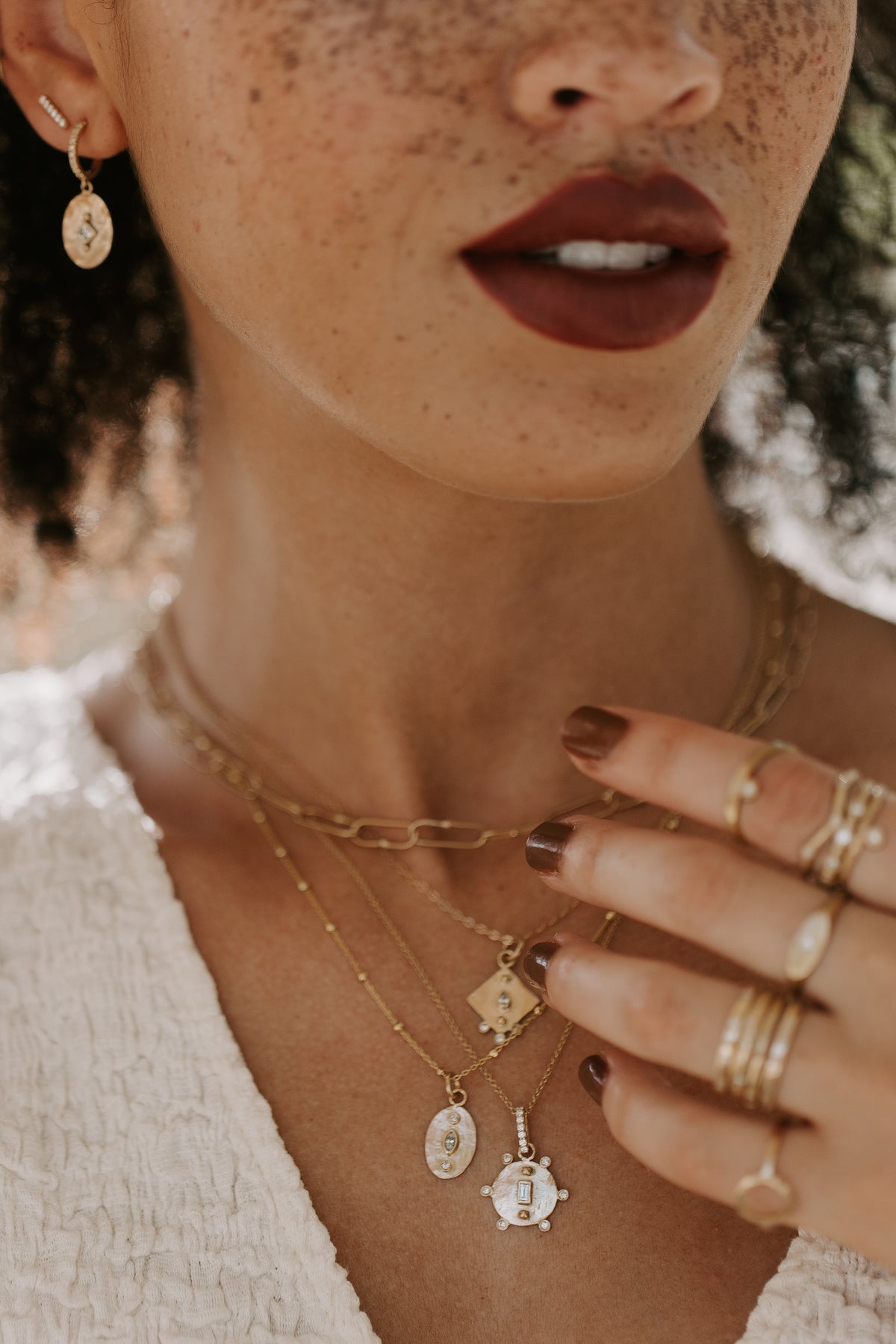 Sol Diamond Necklace