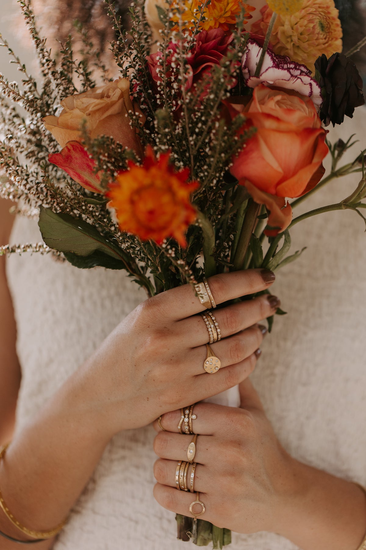 Oval Diamond Signet