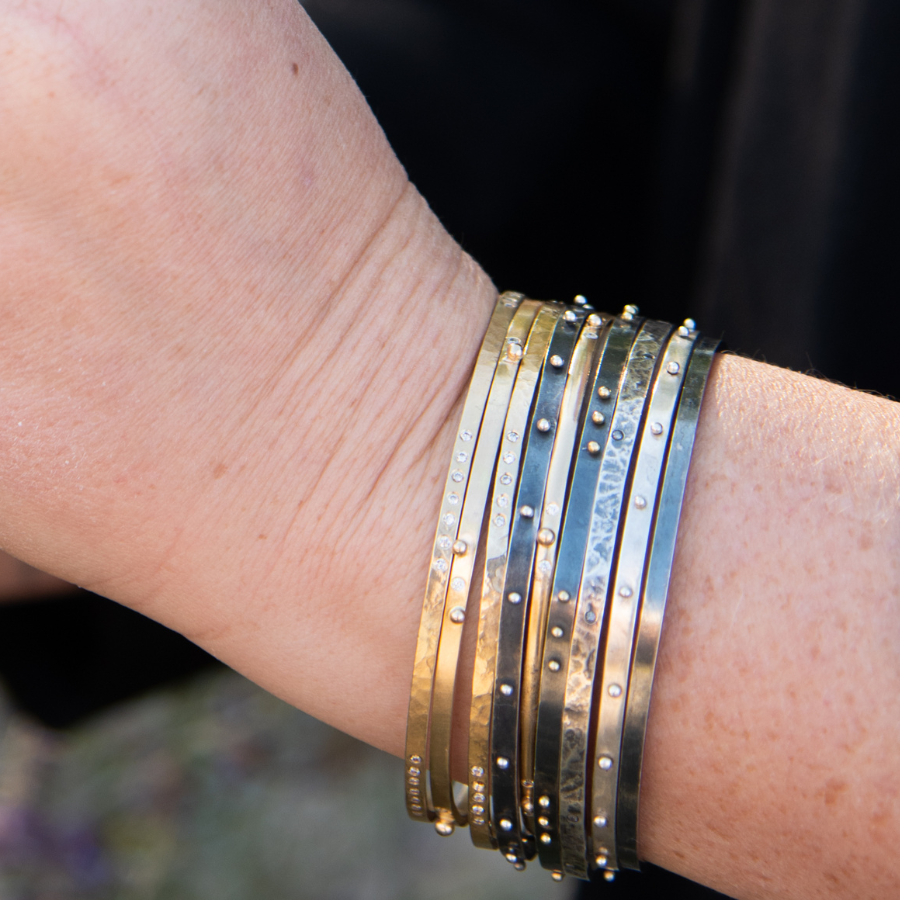 Seven Diamond Bangle