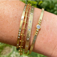 Infinity Diamond Bangle